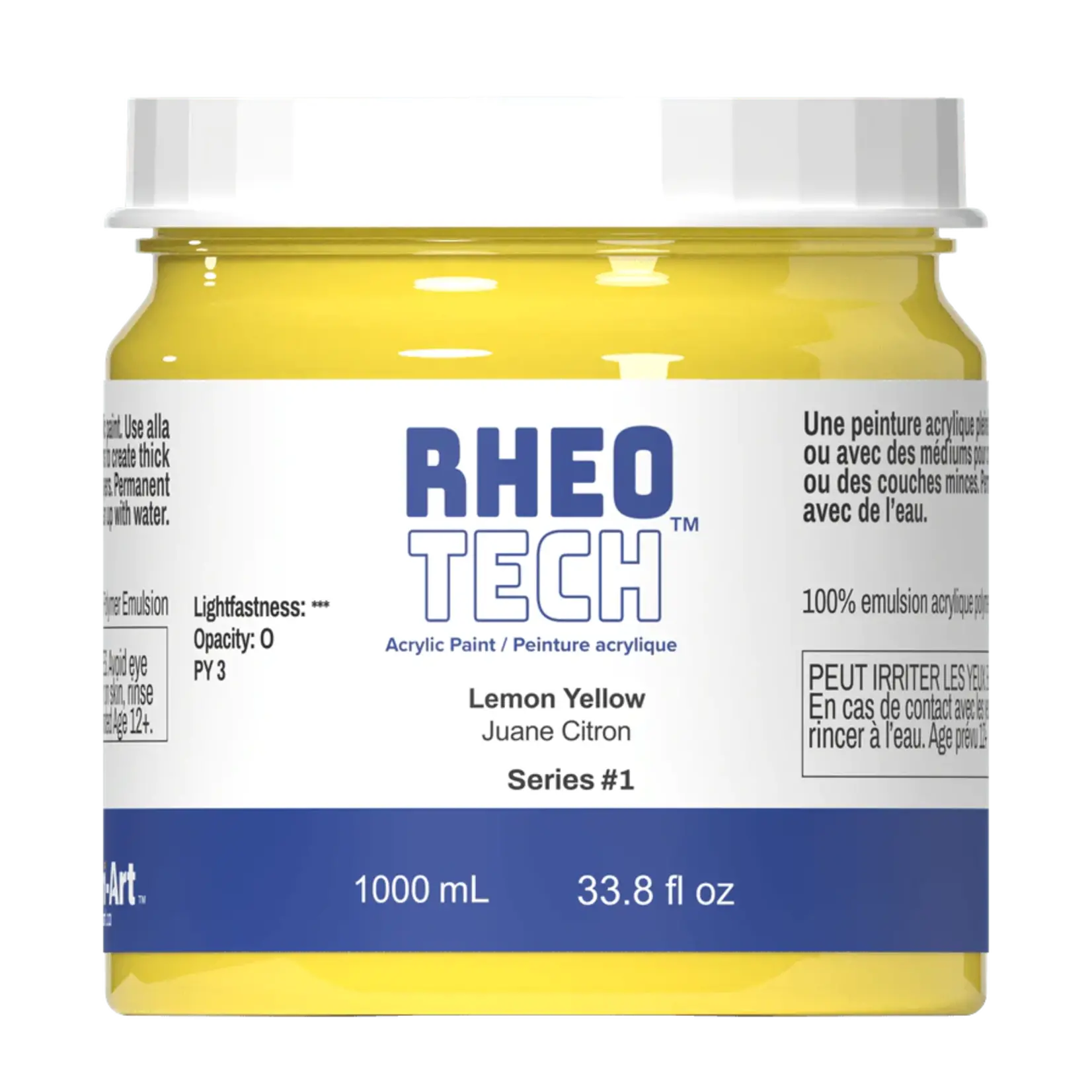 TRI ART TRI-ART ACRYLIC RHEOTECH 1L LEMON YELLOW