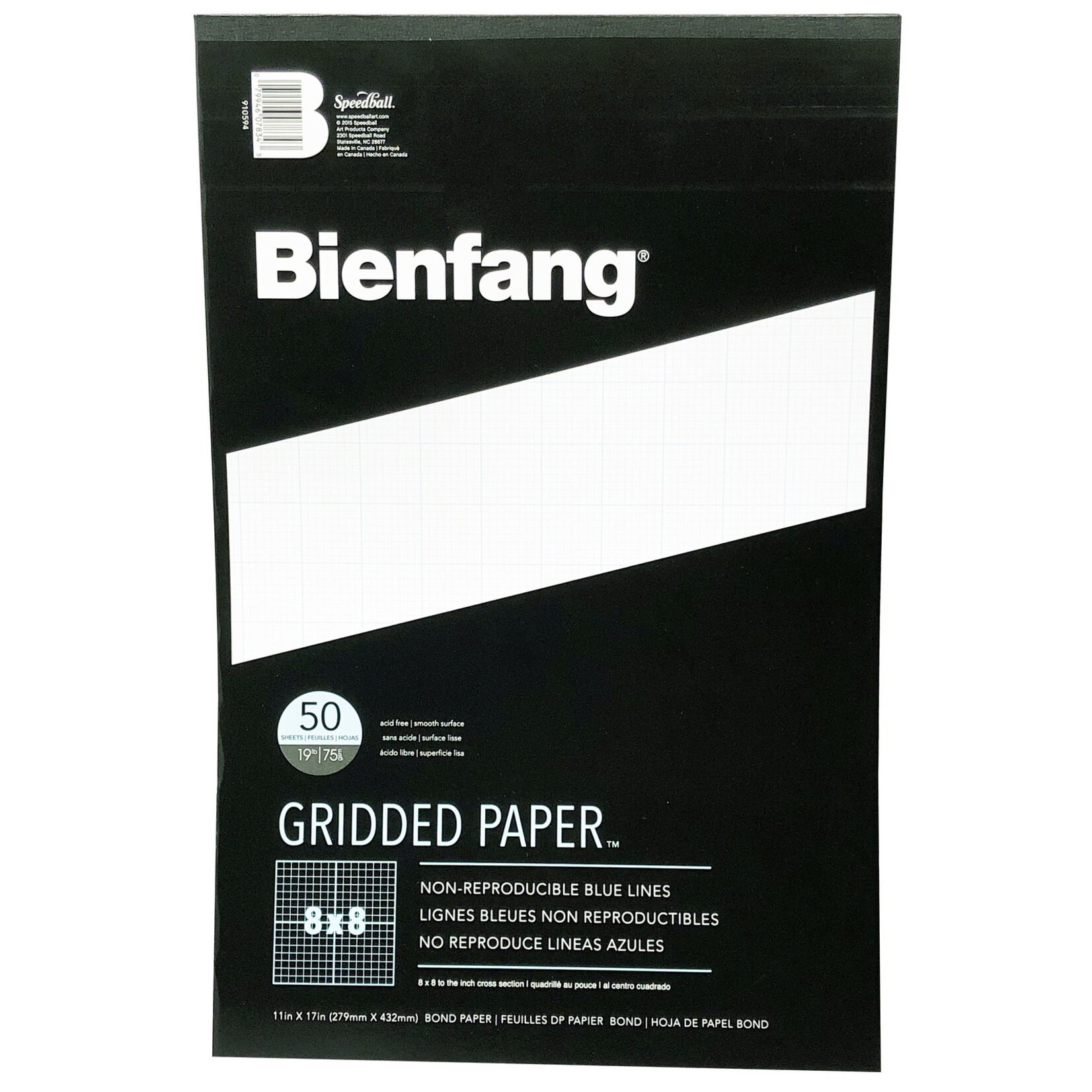 BIENFANG BIENFANG GRIDDED PAPER PAD 8X8 GRID 11X17