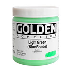 GOLDEN GOLDEN HEAVY BODY ACRYLIC 8OZ LIGHT GREEN (BLUE SHADE)