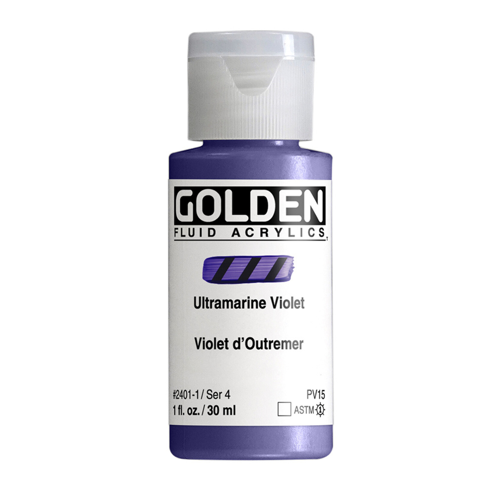 GOLDEN GOLDEN FLUID ACRYLIC 1OZ ULTRAMARINE VIOLET