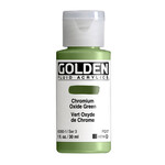 GOLDEN GOLDEN FLUID ACRYLIC 1OZ CHROMIUM OXIDE GREEN
