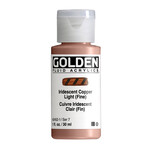 GOLDEN GOLDEN FLUID ACRYLIC IRIDESCENT COPPER LIGHT (FINE) 1OZ