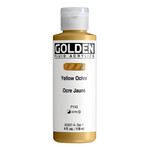 GOLDEN GOLDEN FLUID ACRYLIC YELLOW OCHRE 4OZ