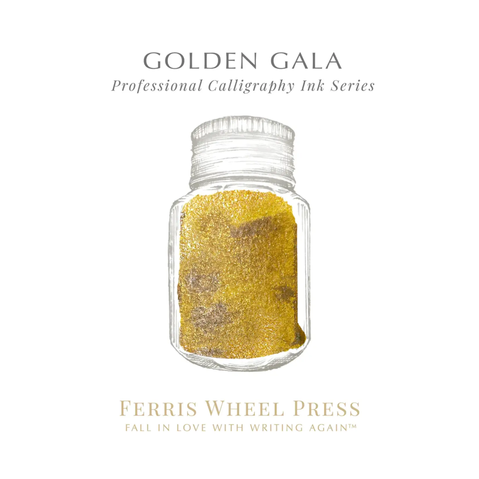FERRIS WHEEL FERRIS WHEEL PRESS CALLIGRAPHY INK 28ML GOLDEN GALA