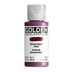 GOLDEN GOLDEN FLUID ACRYLIC QUINACRIDONE VIOLET 1OZ