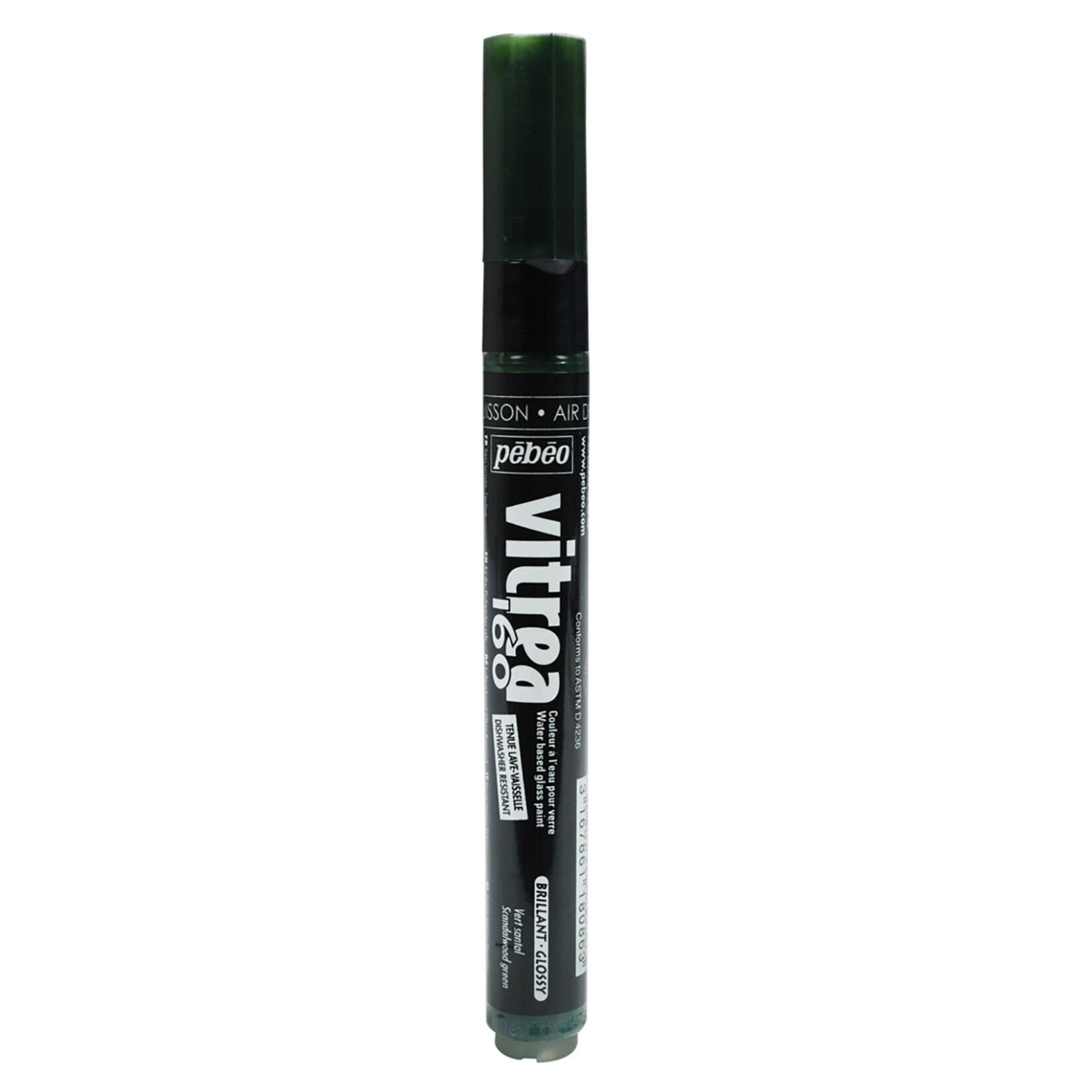 PEBEO VITREA MARKER GLOSSY SANDALWOOD GREEN