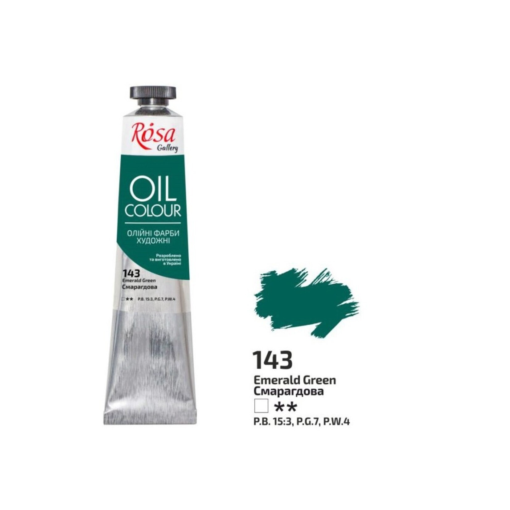 ROSA GALLERY OIL 45ML EMERALD GREEN #143