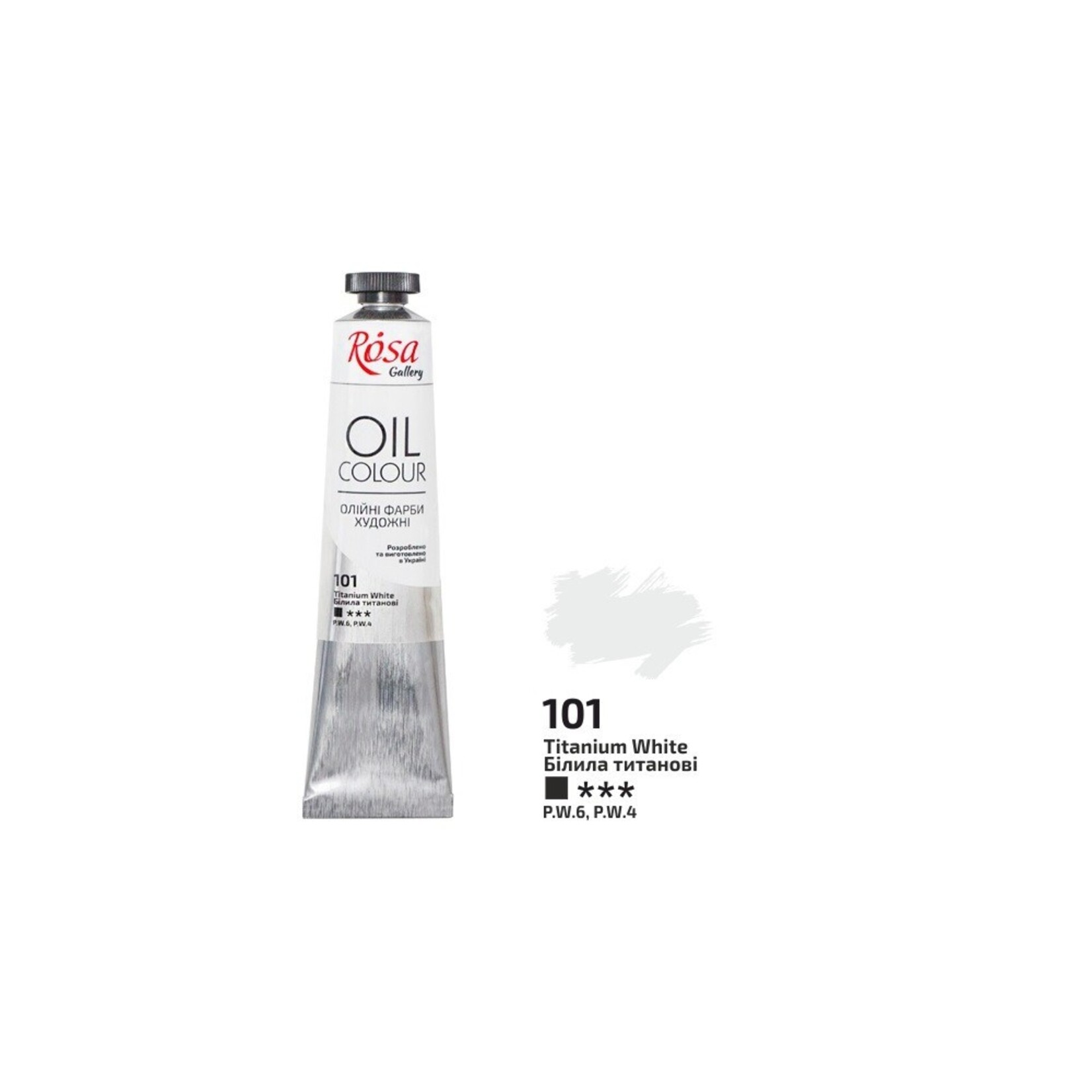 ROSA GALLERY OIL 45ML TITANIUM WHITE #101