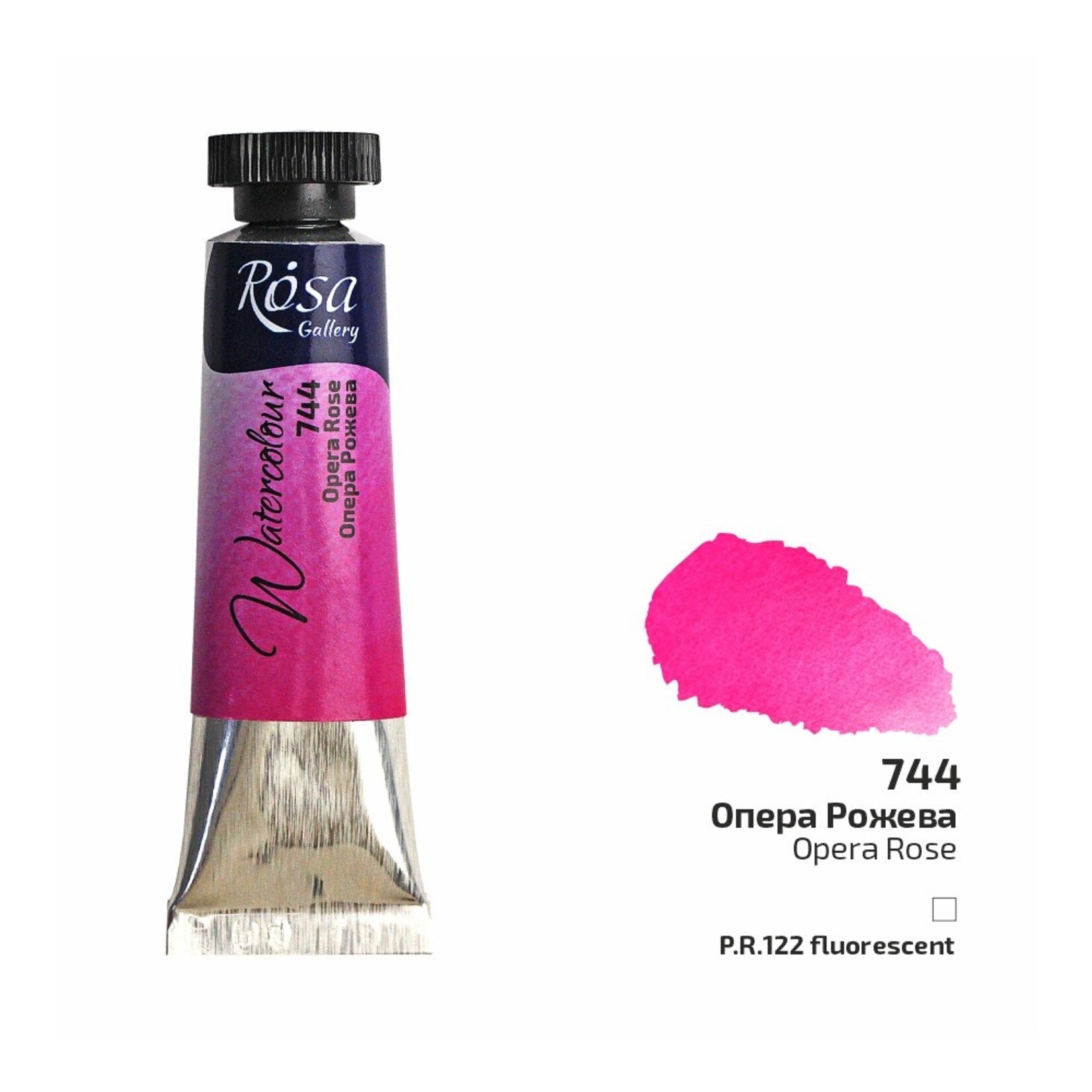 ROSA ROSA GALLERY WATERCOLOUR TUBE 10ML OPERA ROSE #744