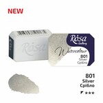 ROSA GALLERY WATERCOLOUR PAN 2.5ML SILVER #801