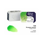 ROSA GALLERY WATERCOLOUR PAN 2.5ML BRIGHT GREEN #739