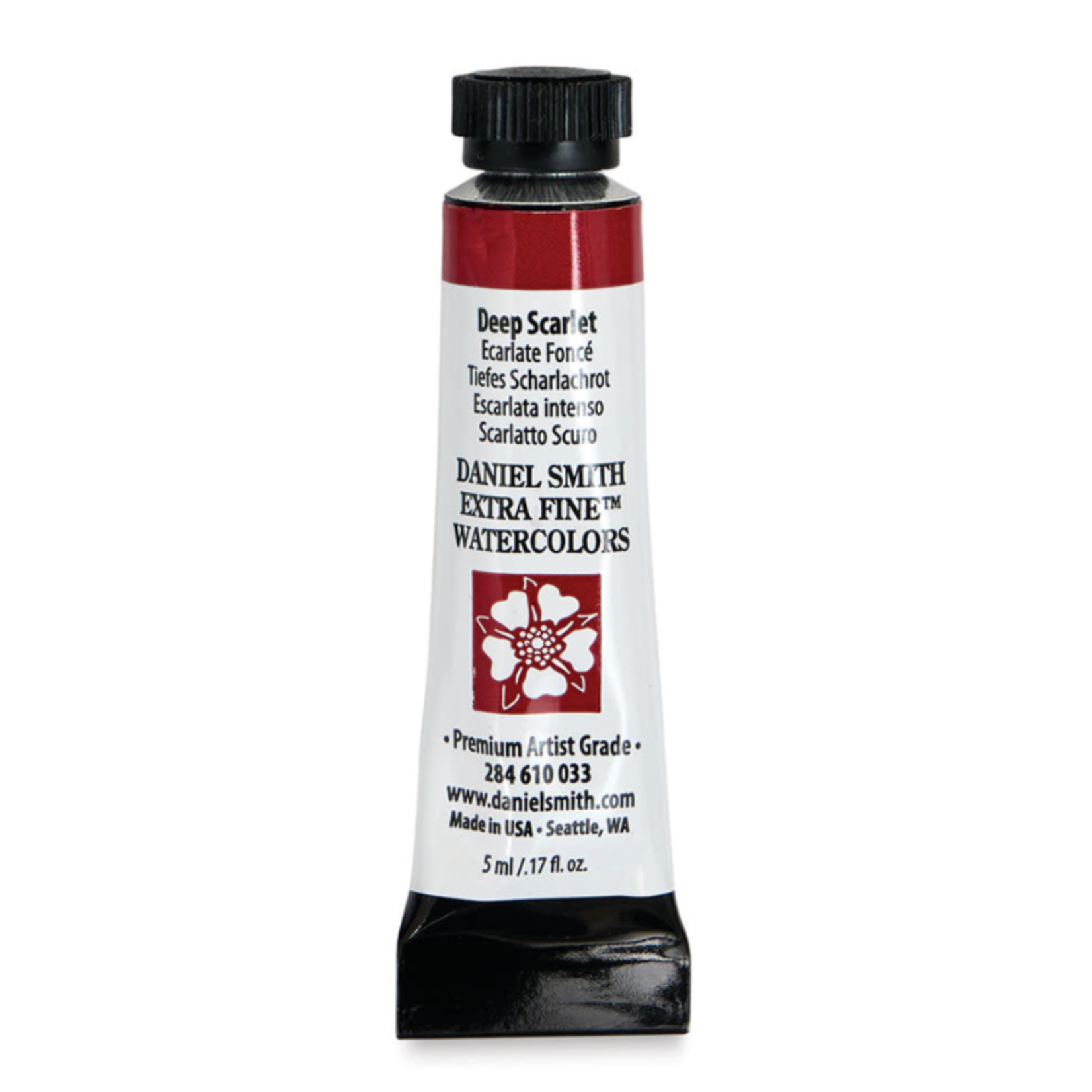 DANIEL SMITH WATERCOLOUR TUBE 5ML DEEP SCARLET