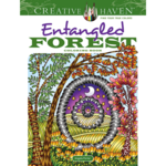 CREATIVE HAVEN COLOURING BOOK ENTANGLED FOREST