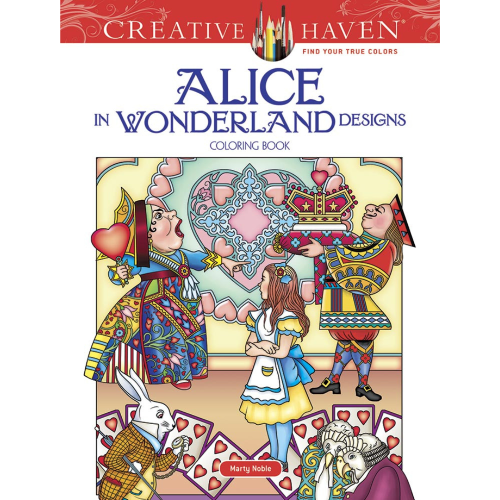 CREATIVE HAVEN COLOURING BOOK ALICE IN WONDERLAND