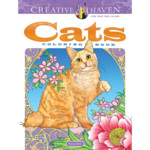 CREATIVE HAVEN COLOURING BOOK CATS