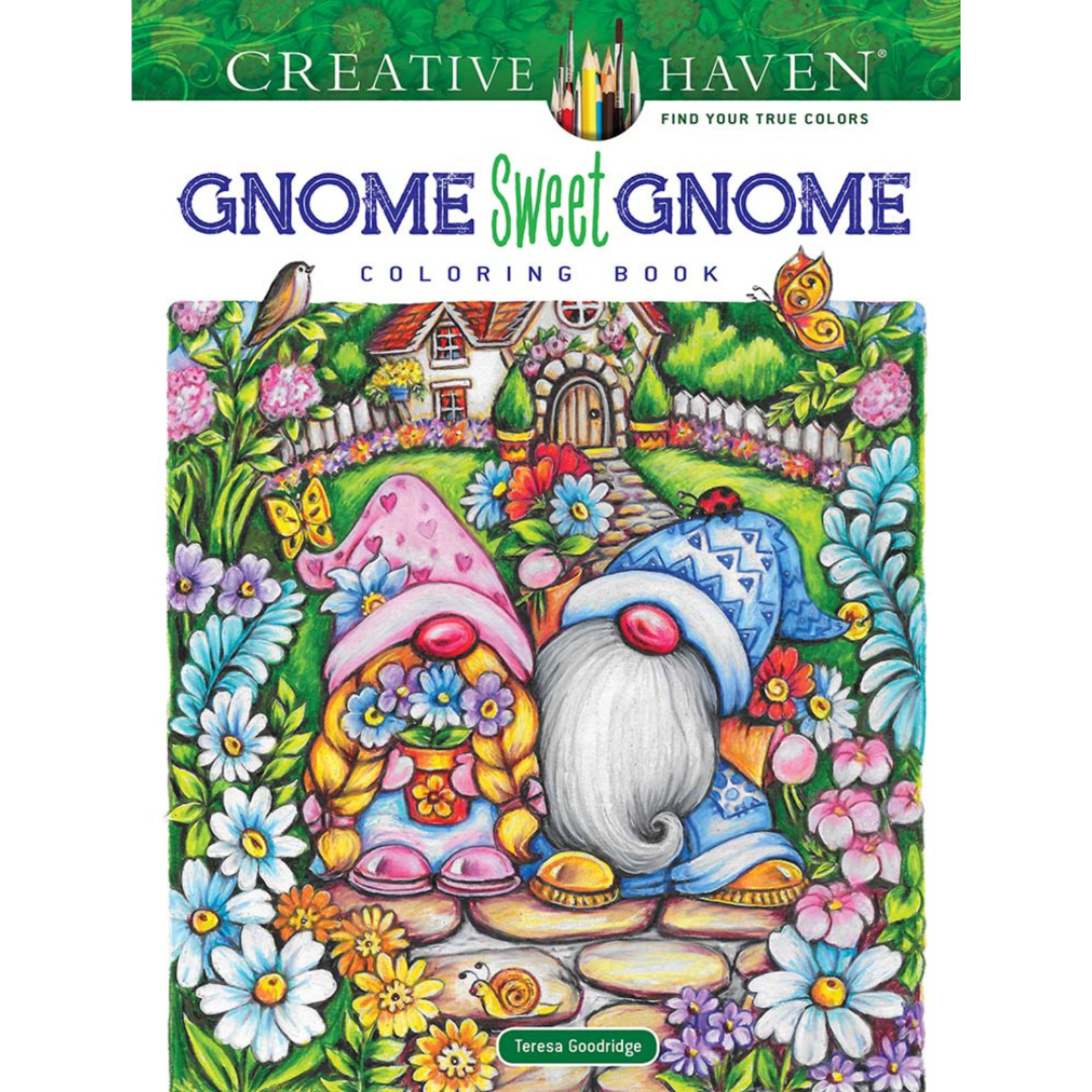 CREATIVE HAVEN COLOURING BOOK GNOME SWEET GNOME