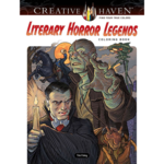 CREATIVE HAVEN COLOURING BOOK LITERARY HORROR LEGENDS
