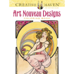 CREATIVE HAVEN COLOURING BOOK ART NOUVEAU DESIGNS