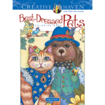 CREATIVE HAVEN COLOURING BOOK BEST DRESSED PETS