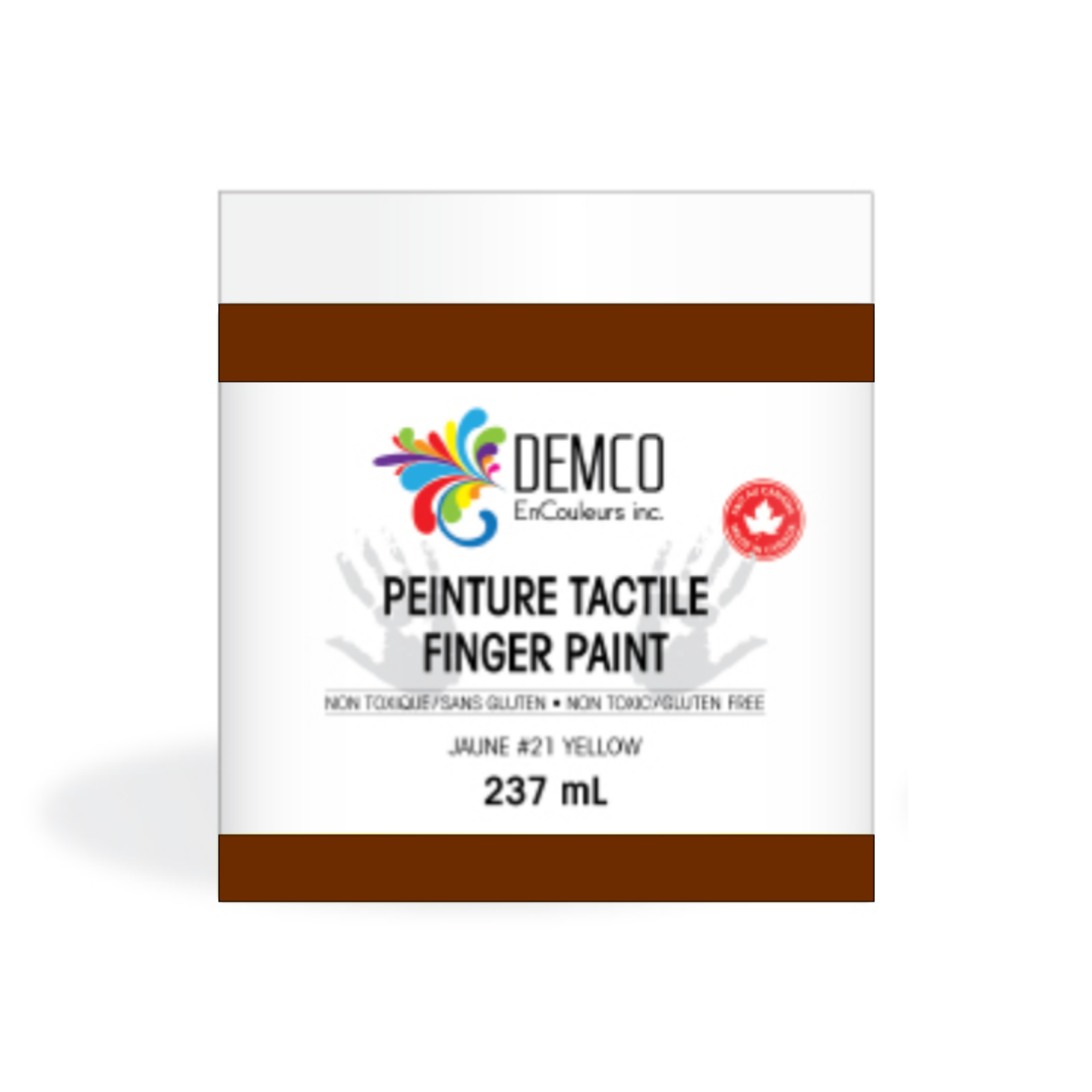 DEMCO FINGER PAINT 237ML BROWN