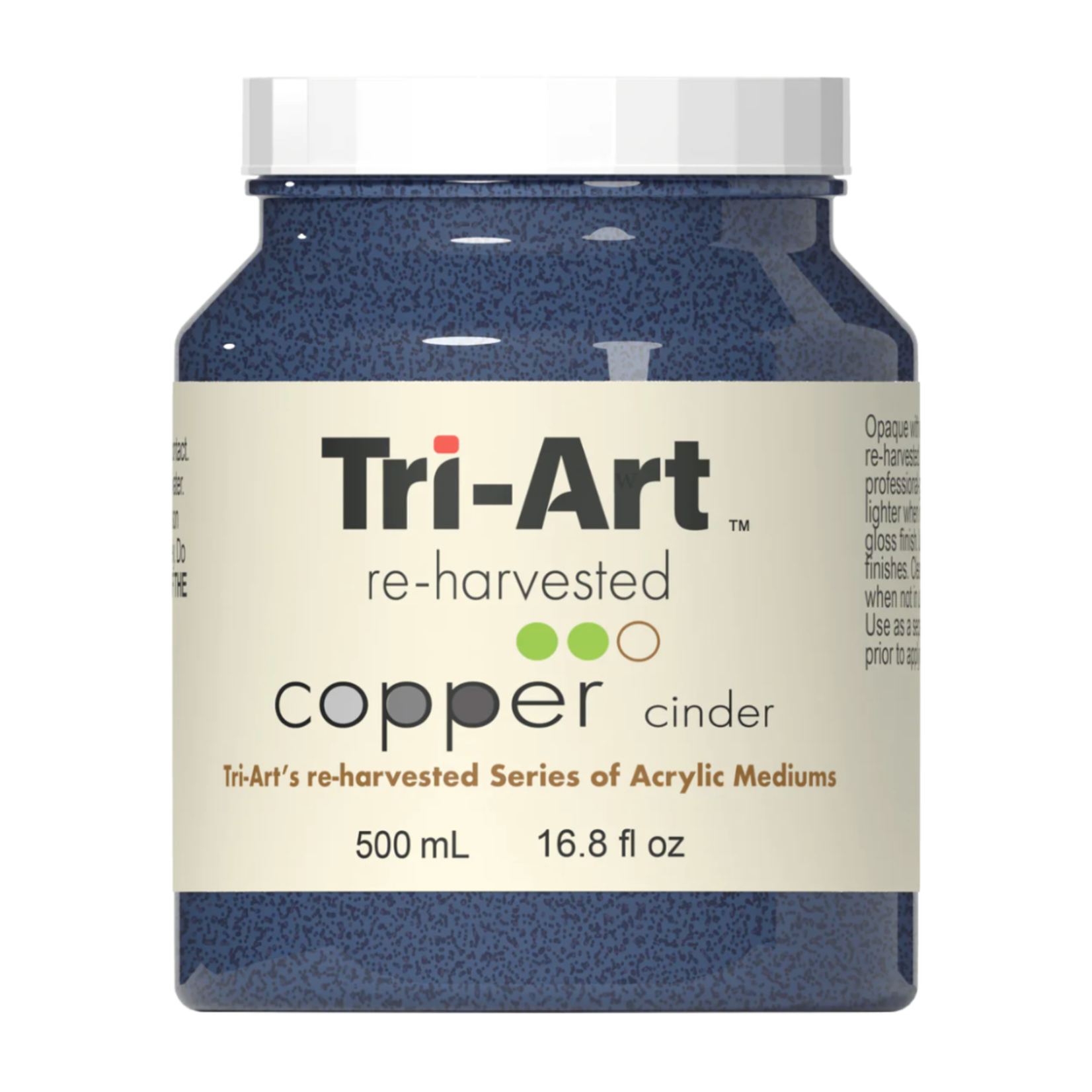TRI ART TRI-ART ACRYLIC MEDIUM RE-HARVESTED COPPER CINDER 500ML