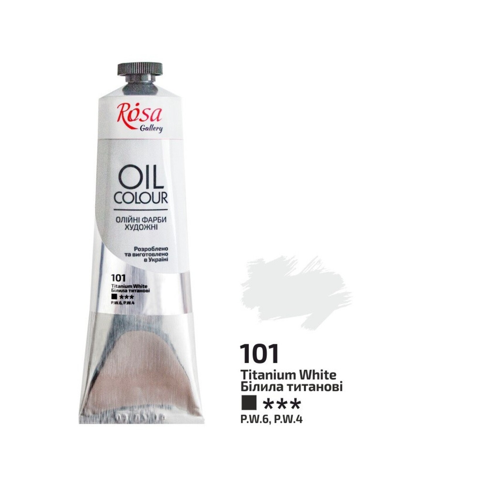 ROSA GALLERY OIL 100ML TITANIUM WHITE #101