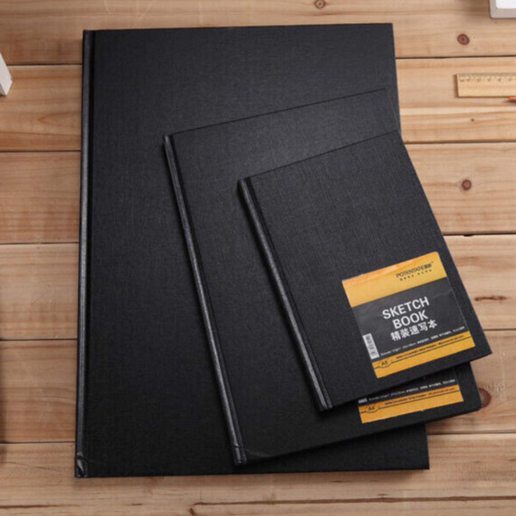 POTENTATE HARDCOVER SKETCHBOOK 120GSM A4 8.5X11.75 64/SHTS