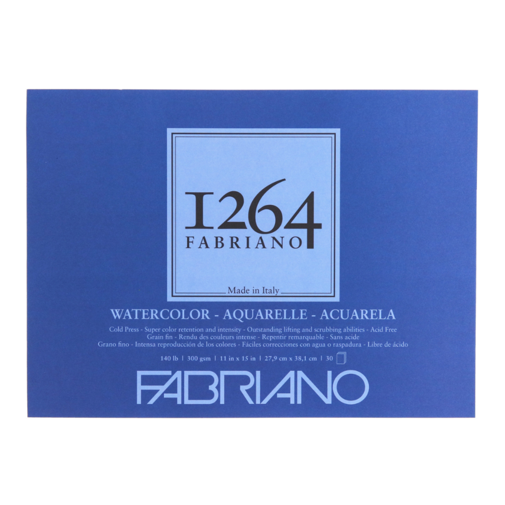 FABRIANO 1264 WATERCOLOUR 140LB 11X15 30/SH