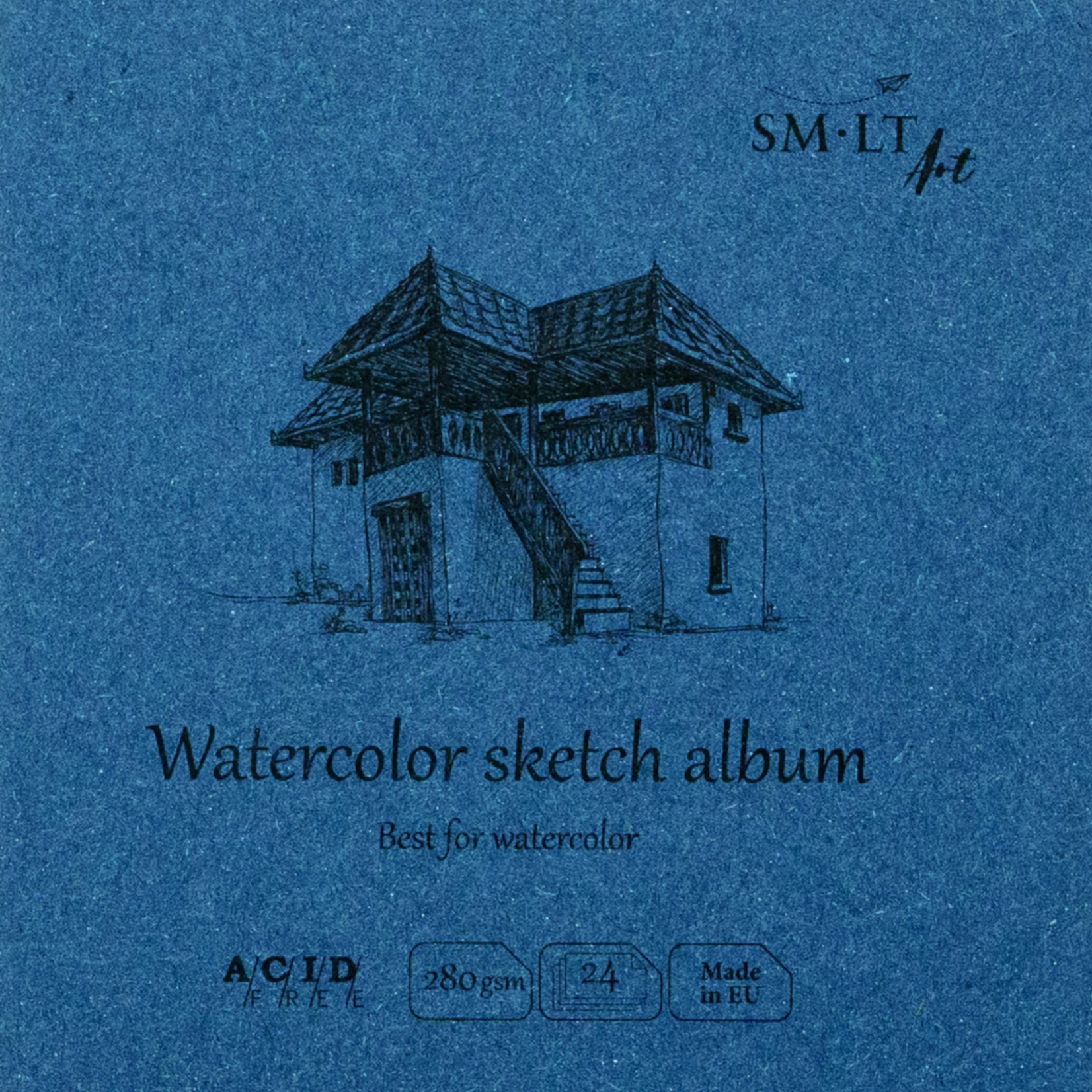 SM-LT ART LAY FLAT SKETCH ALBUM 6X6 WATERCOLOUR