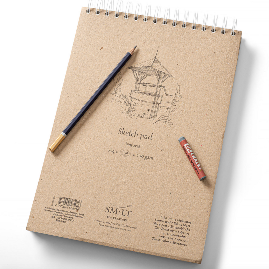 SKYGOLD KEEPSMILING 160GSM A4 SKETCH PAD WITH 3PCS