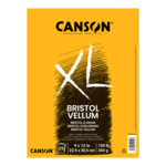 CANSON XL BRISTOL PAD SMOOTH 9X12 25/SH