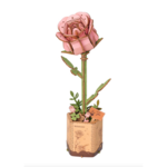 HANDS CRAFT 3D WOOD PUZZLE PINK ROSE