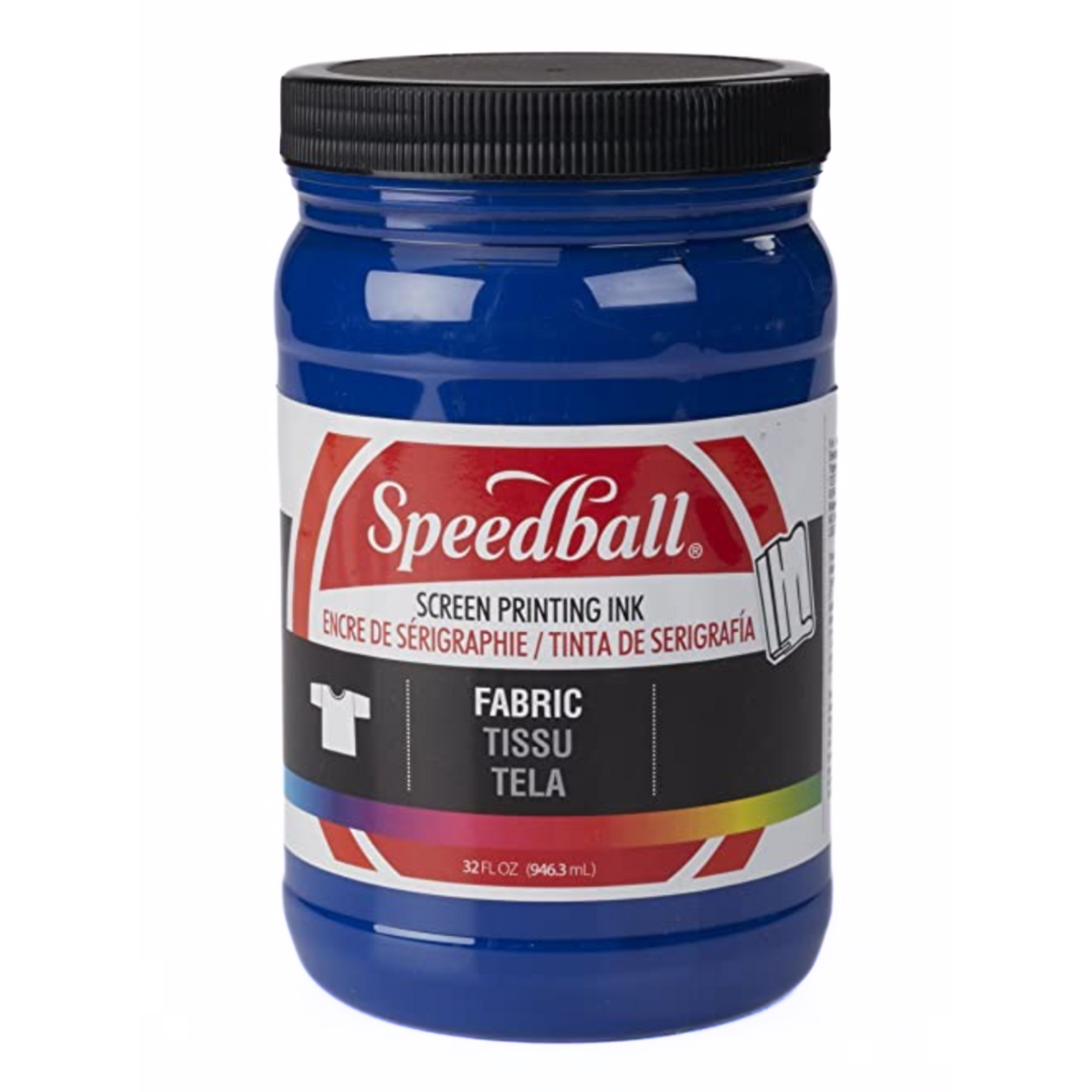 SPEEDBALL SPEEDBALL FABRIC SCREEN PRINTING INK 32OZ PROCESS CYAN