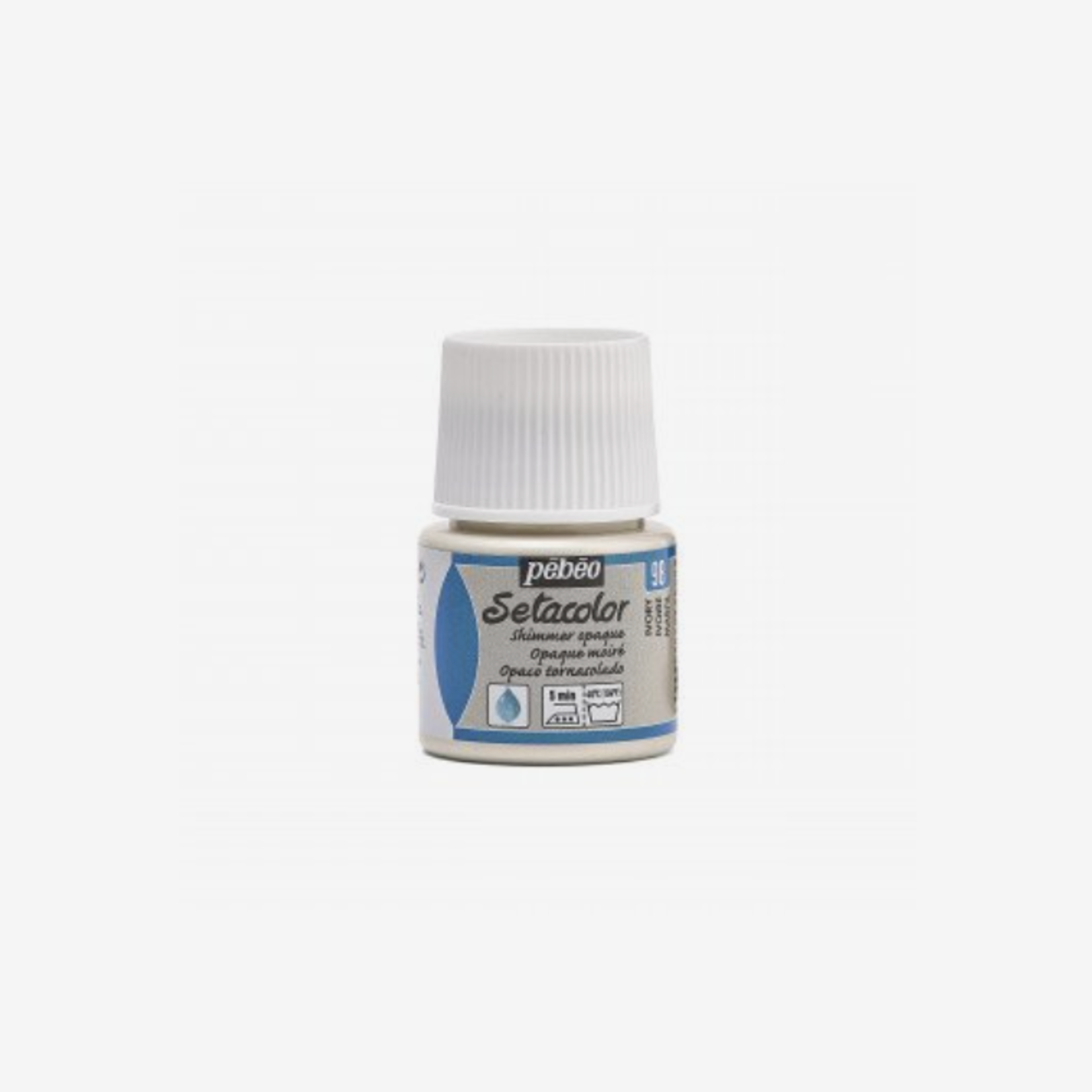 PEBEO SETACOLOR OPAQUE 45ML SHIMMER IVORY