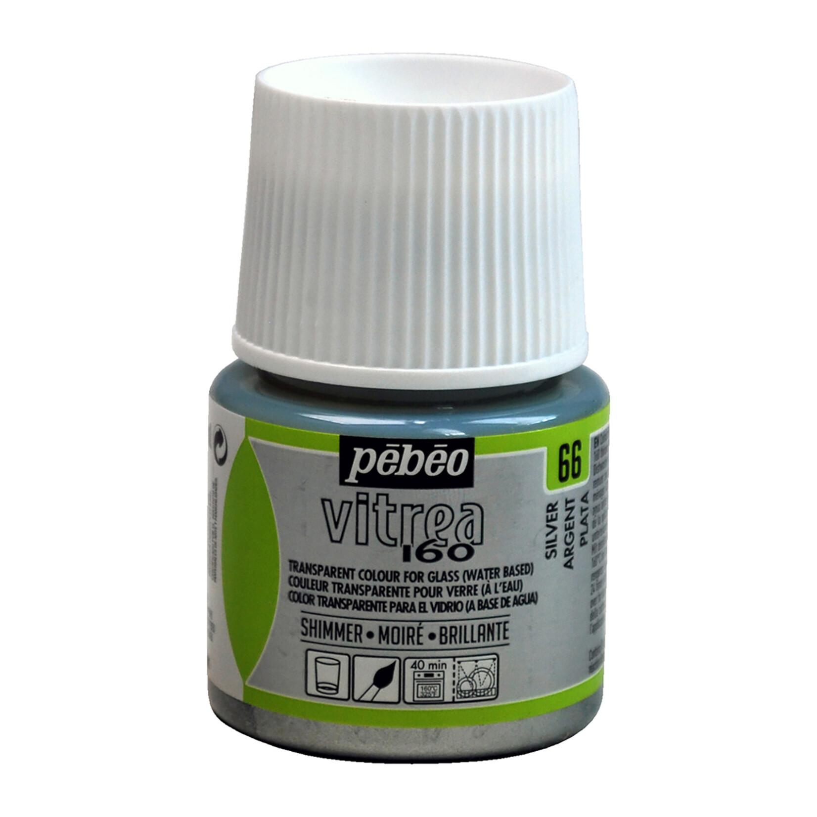 PEBEO PEBEO VITREA 45ML SHIMMER SILVER