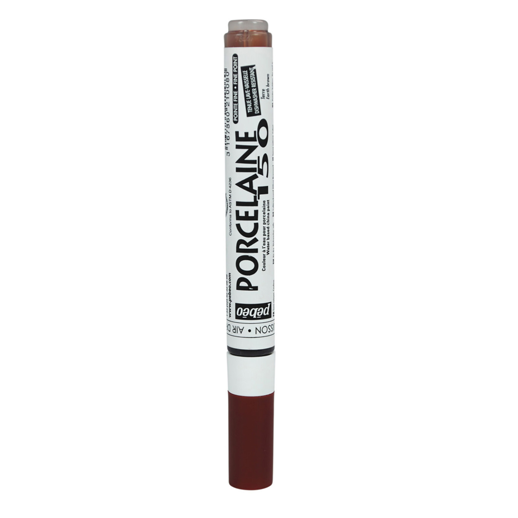 PEBEO PORCELAINE MARKER 0.7MM EARTH BROWN