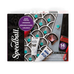 SPEEDBALL BLOCK PRINTING FABRIC DELUXE KIT