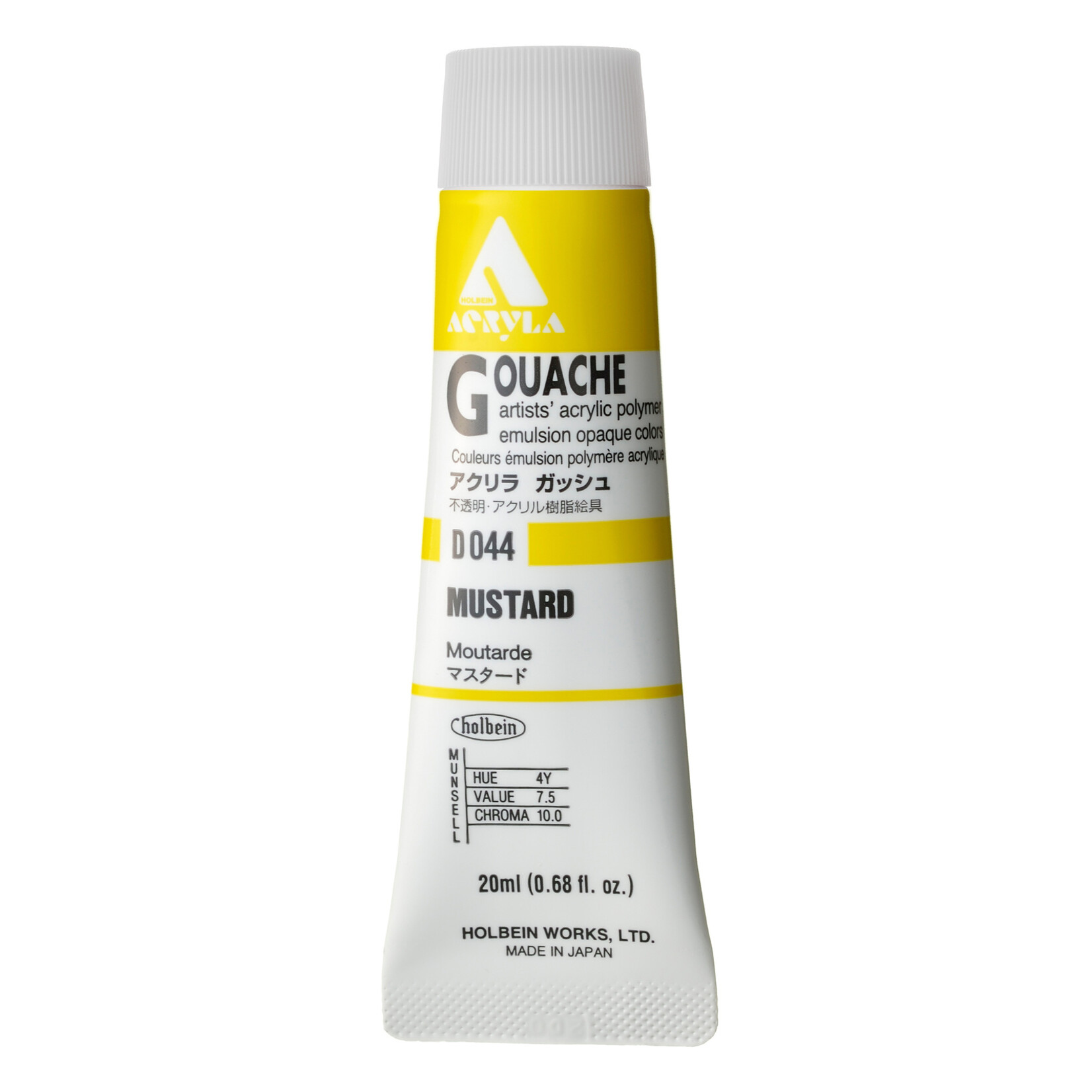 HOLBEIN HOLBEIN ACRYLA GOUACHE 20ML #044 MUSTARD