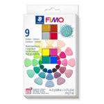 STAEDTLER FIMO EFFECT HALF BLOCKS MIXING PEARLS 9 COLOURS 10/SET