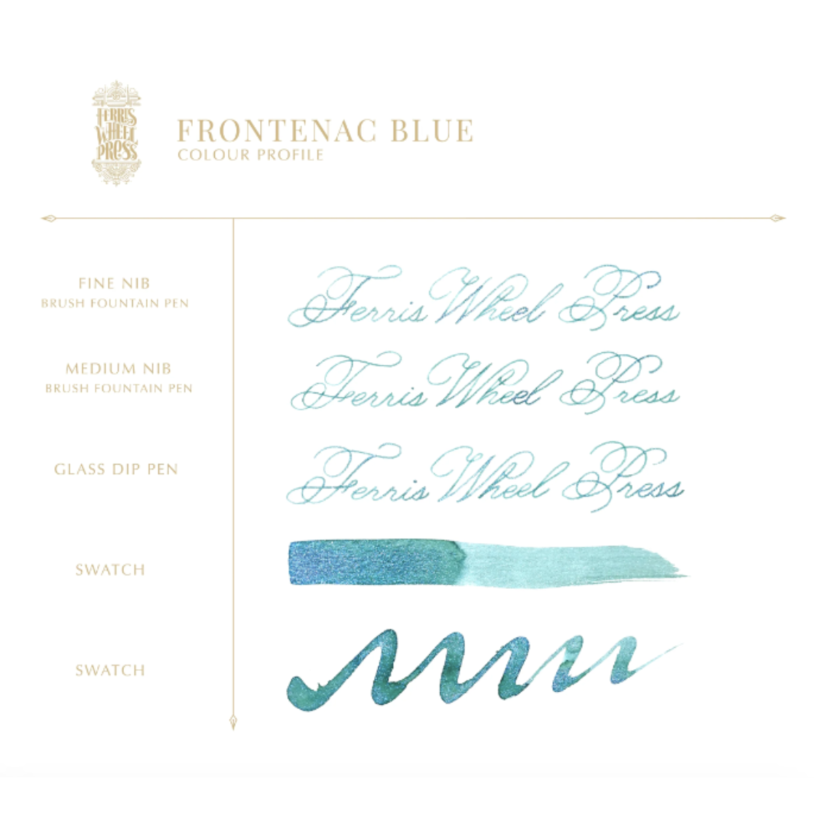 FERRIS WHEEL FERRIS WHEEL PRESS INK  38ML FRONTENAC BLUE