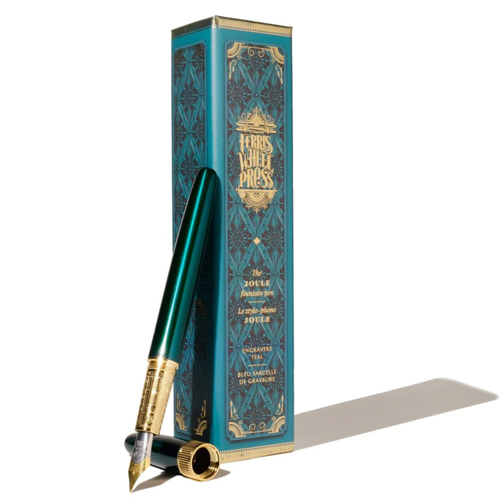 FERRIS WHEEL FERRIS WHEEL PRESS THE JOULE FOUNTAIN PEN ENGRAVER'S TEAL FINE NIB