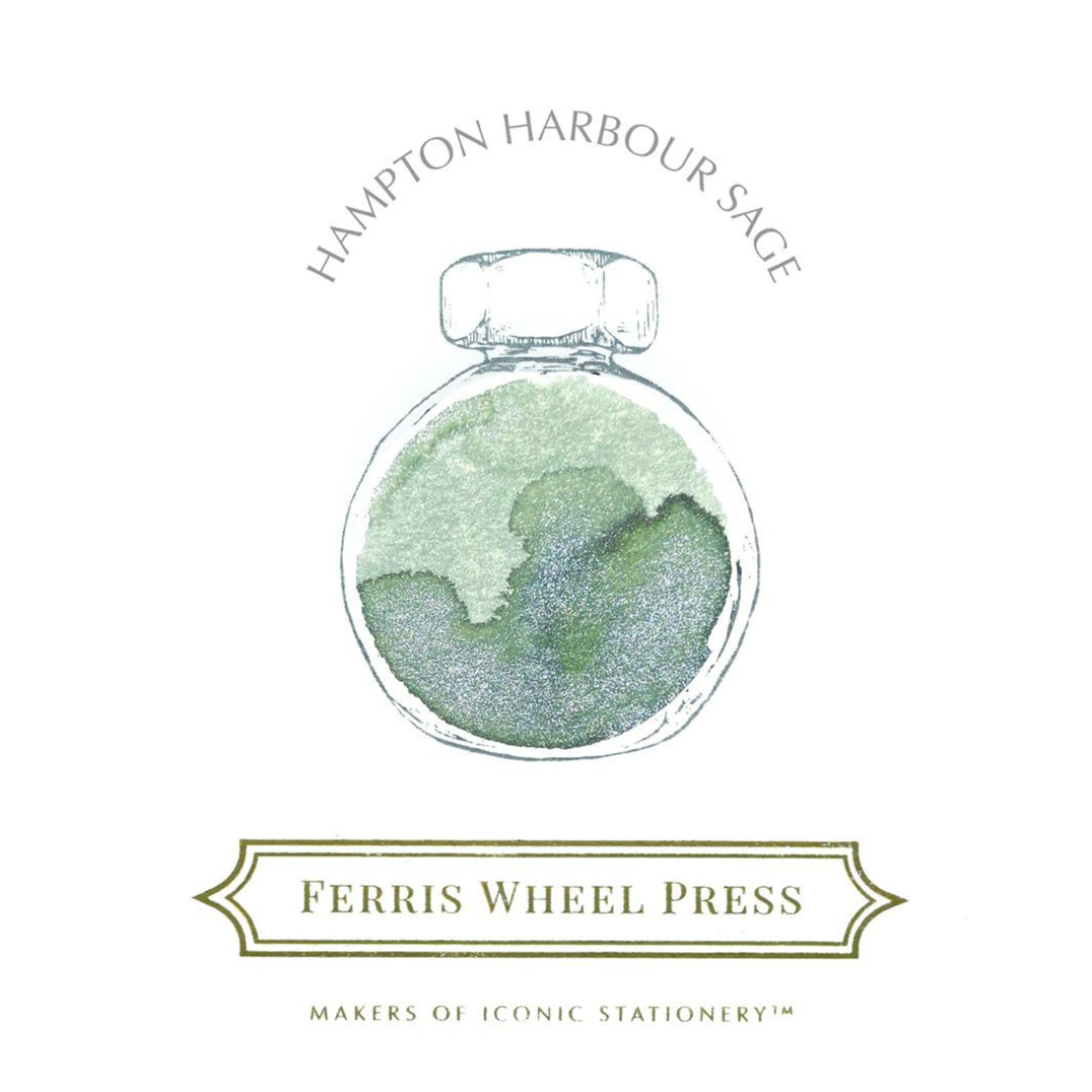 FERRIS WHEEL FERRIS WHEEL PRESS INK 38ML HAMPTON HARBOUR SAGE