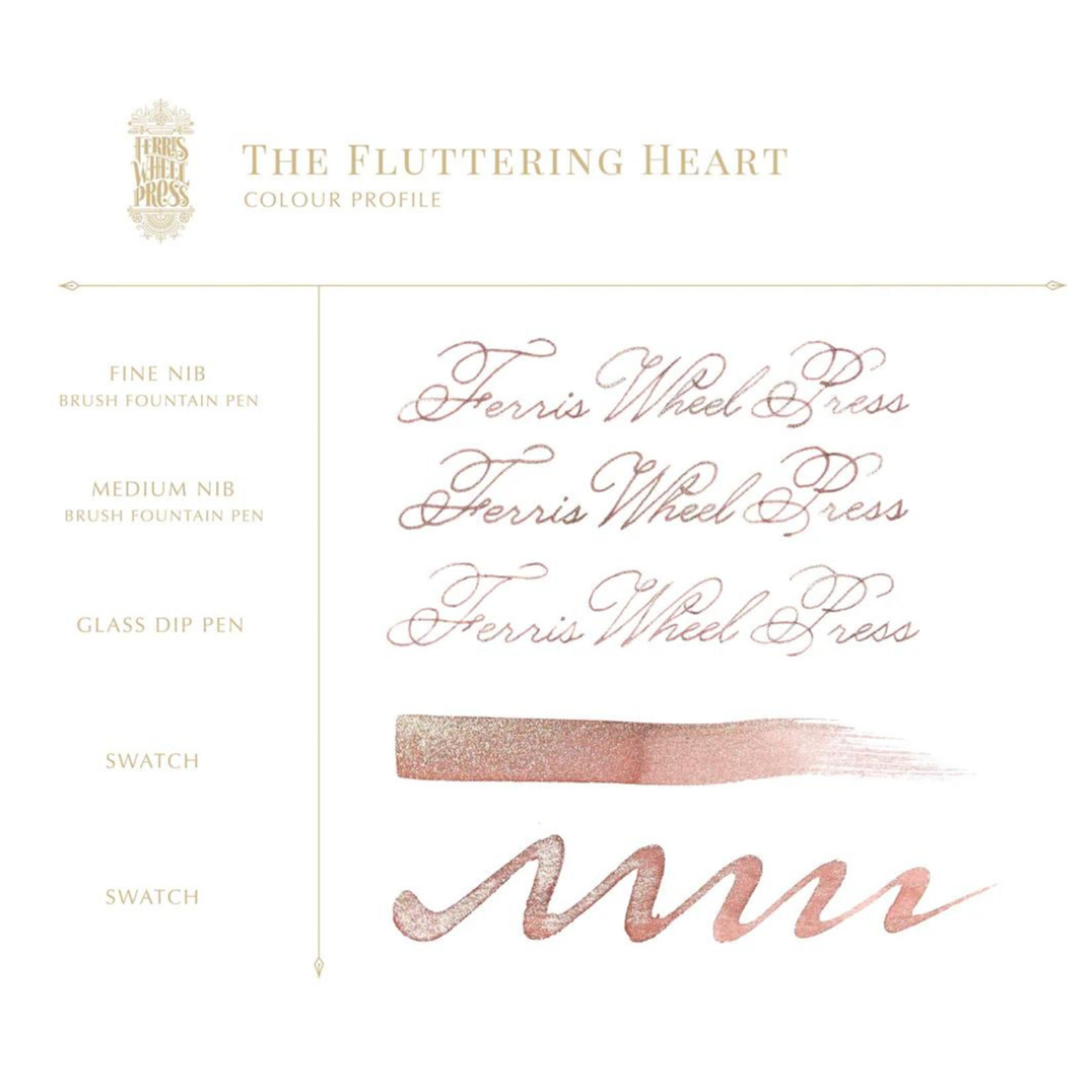 FERRIS WHEEL PRESS INK 38ML THE FLUTTERING HEART (LIMITED EDITION)