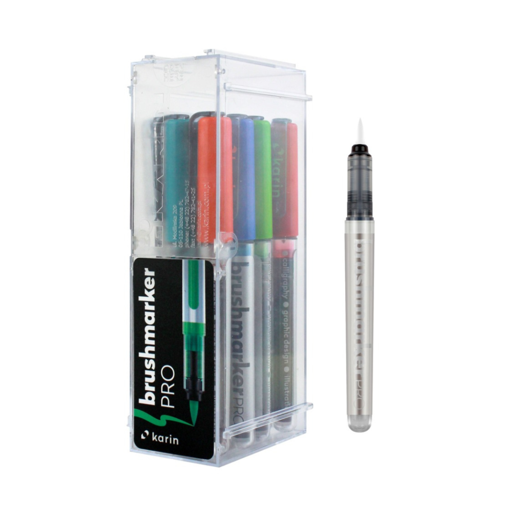 KARIN KARIN BRUSHMARKER PRO SET BASIC COLOURS 11PC + BLENDER