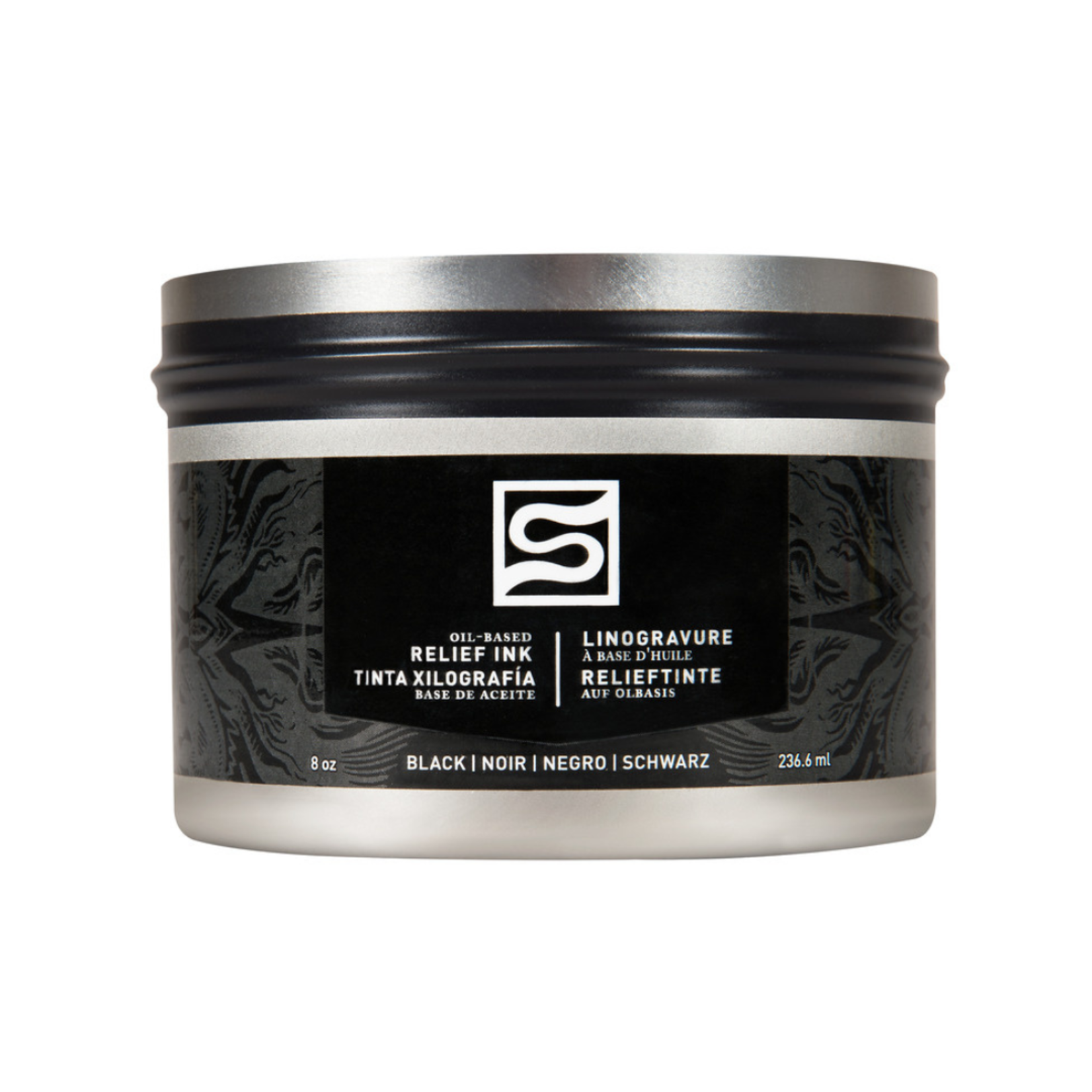 SPEEDBALL PROFESSIONAL RELIEF INK 8OZ BLACK