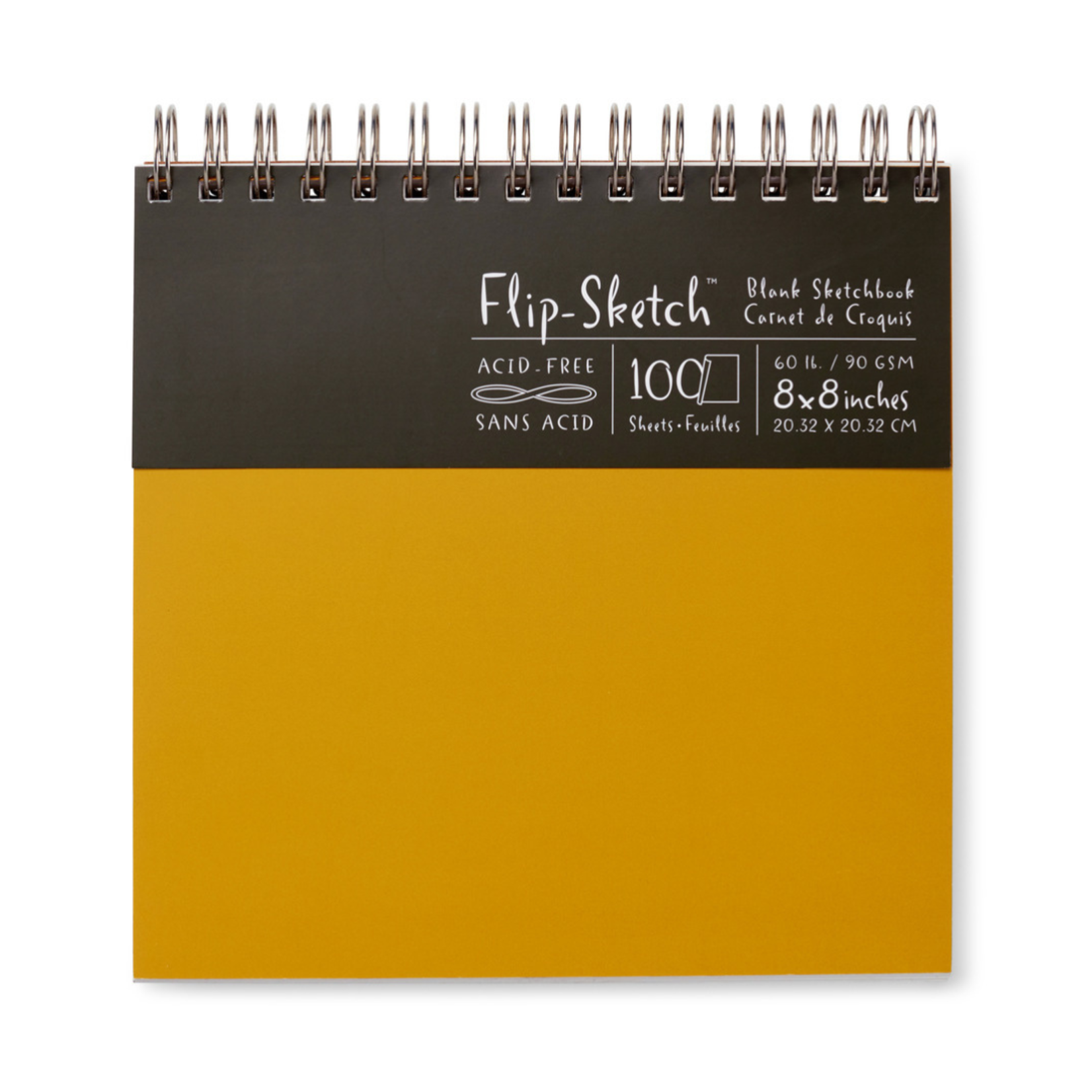 FLIP-SKETCH SKETCHBOOK 8X8 100/SHT COIL BOUND