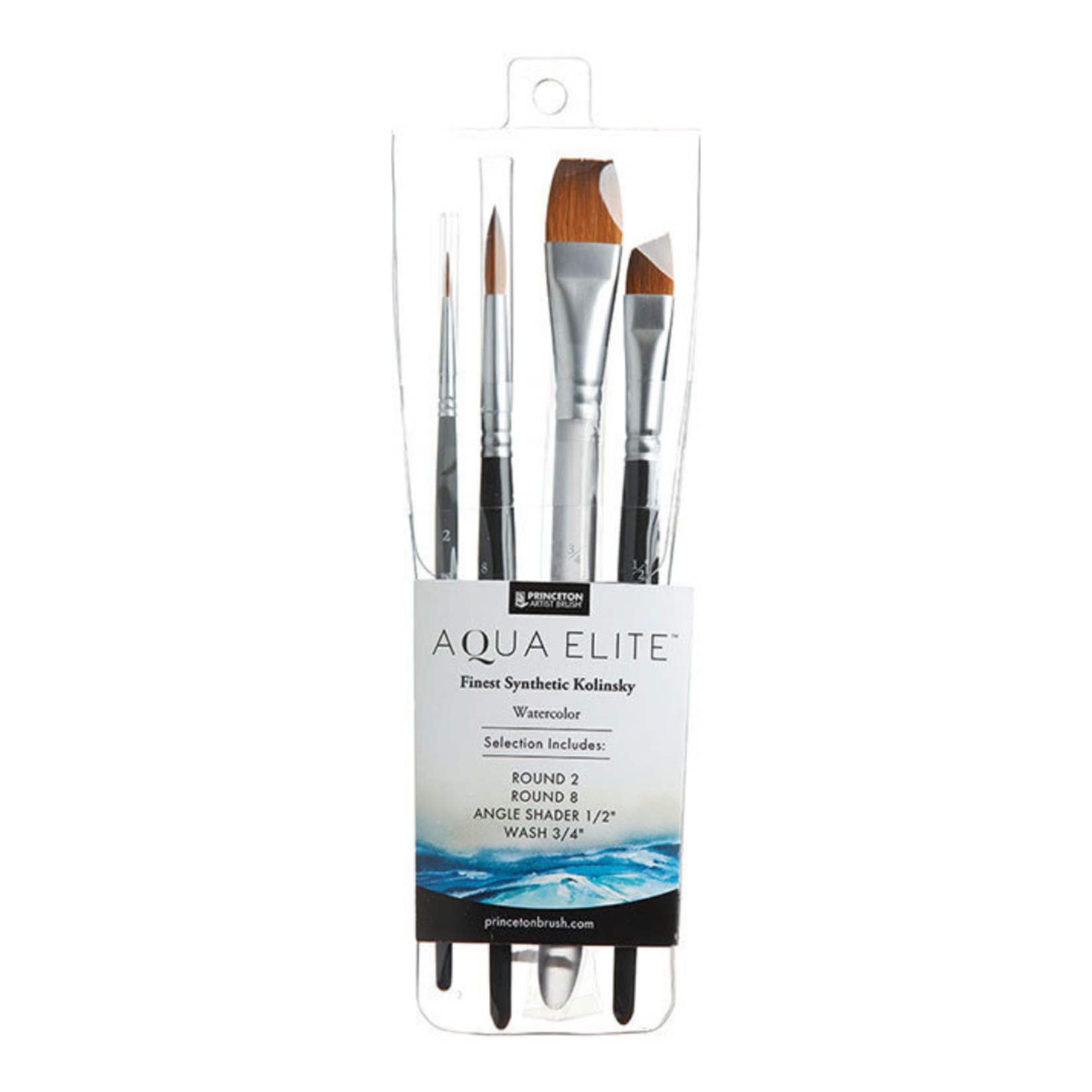 PRINCETON AQUA ELITE WATERCOLOUR BRUSH SET 4PC