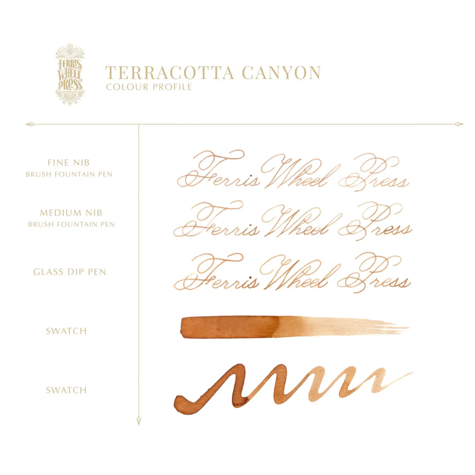FERRIS WHEEL FERRIS WHEEL PRESS INK  38ML TERRACOTTA CANYON