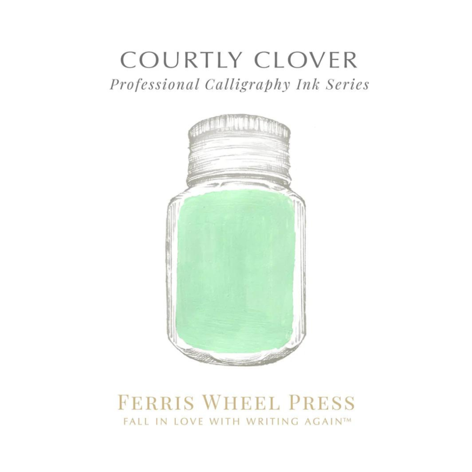 FERRIS WHEEL FERRIS WHEEL PRESS CALLIGRAPHY INK 28ML COURTLY CLOVER