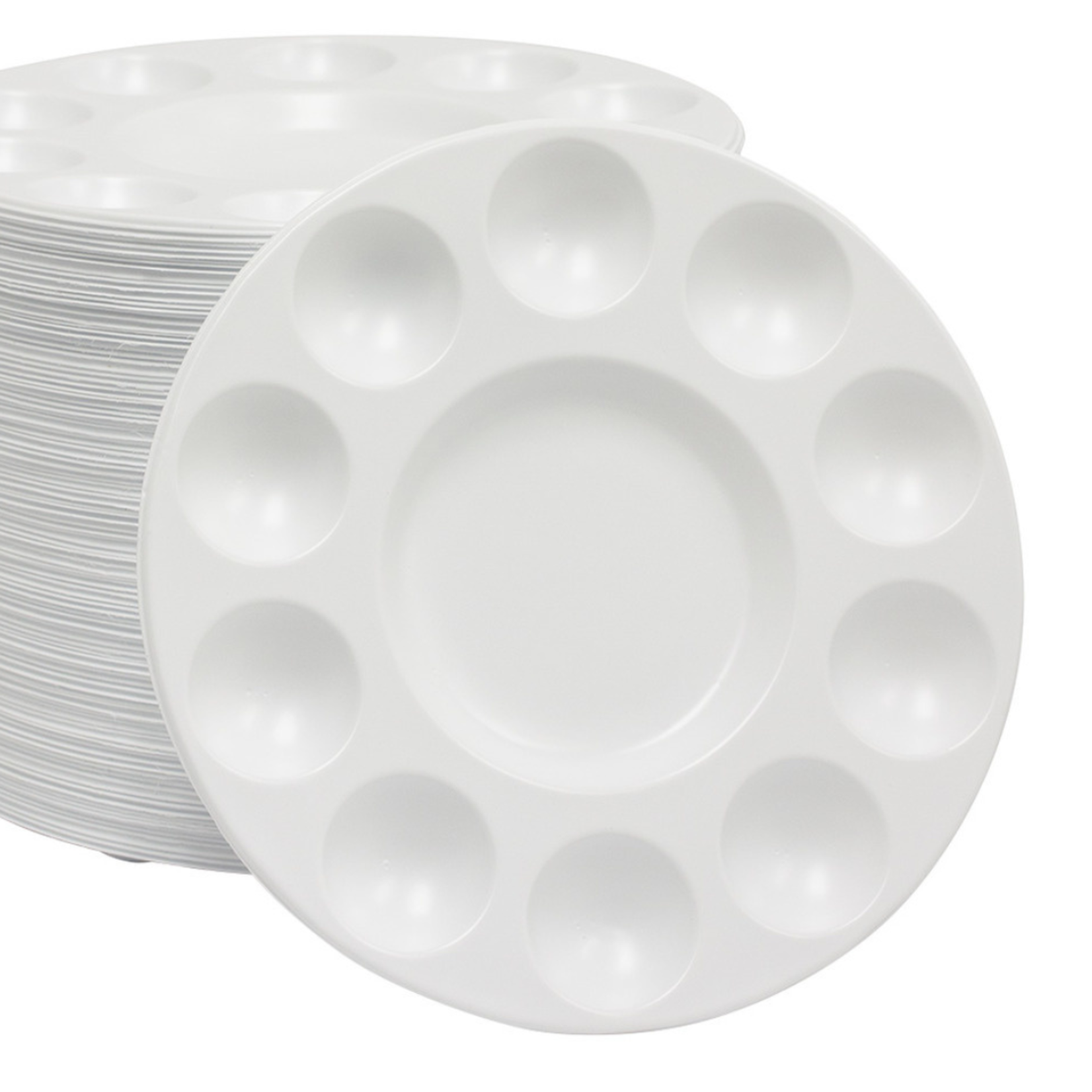 JACK RICHESON ROUND PLASTIC PALETTE 10/WELLS